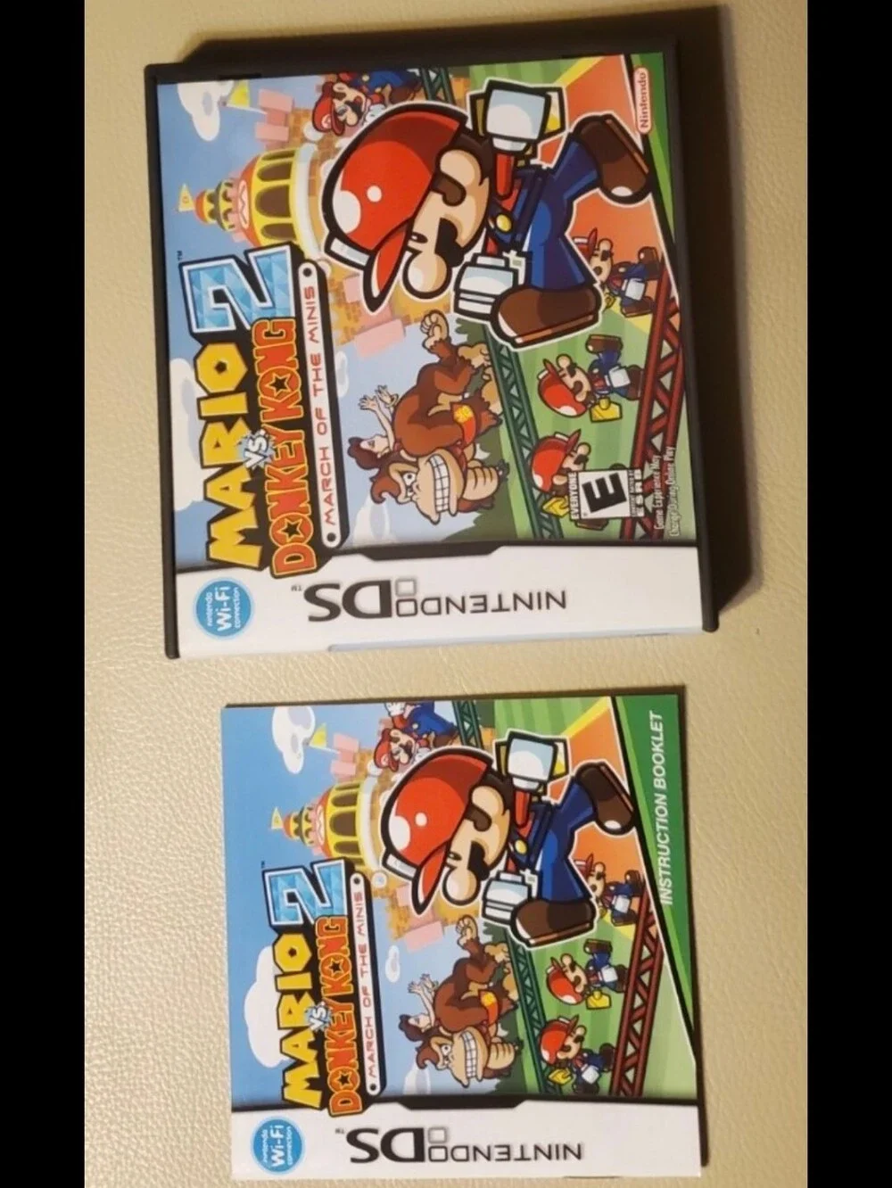 Paper Mario Sticker Star 3DS Mario and Donkey Kong 2 DS Game Set of 2 Mario Game